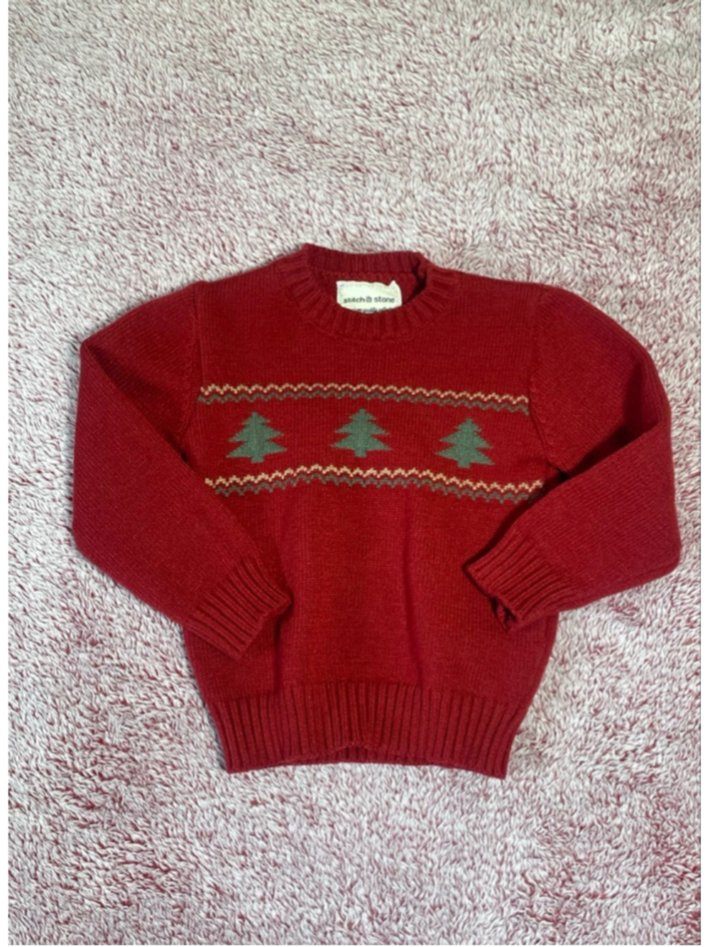 Boys Stitch & Stone Christmas Tree Sweater 24 months